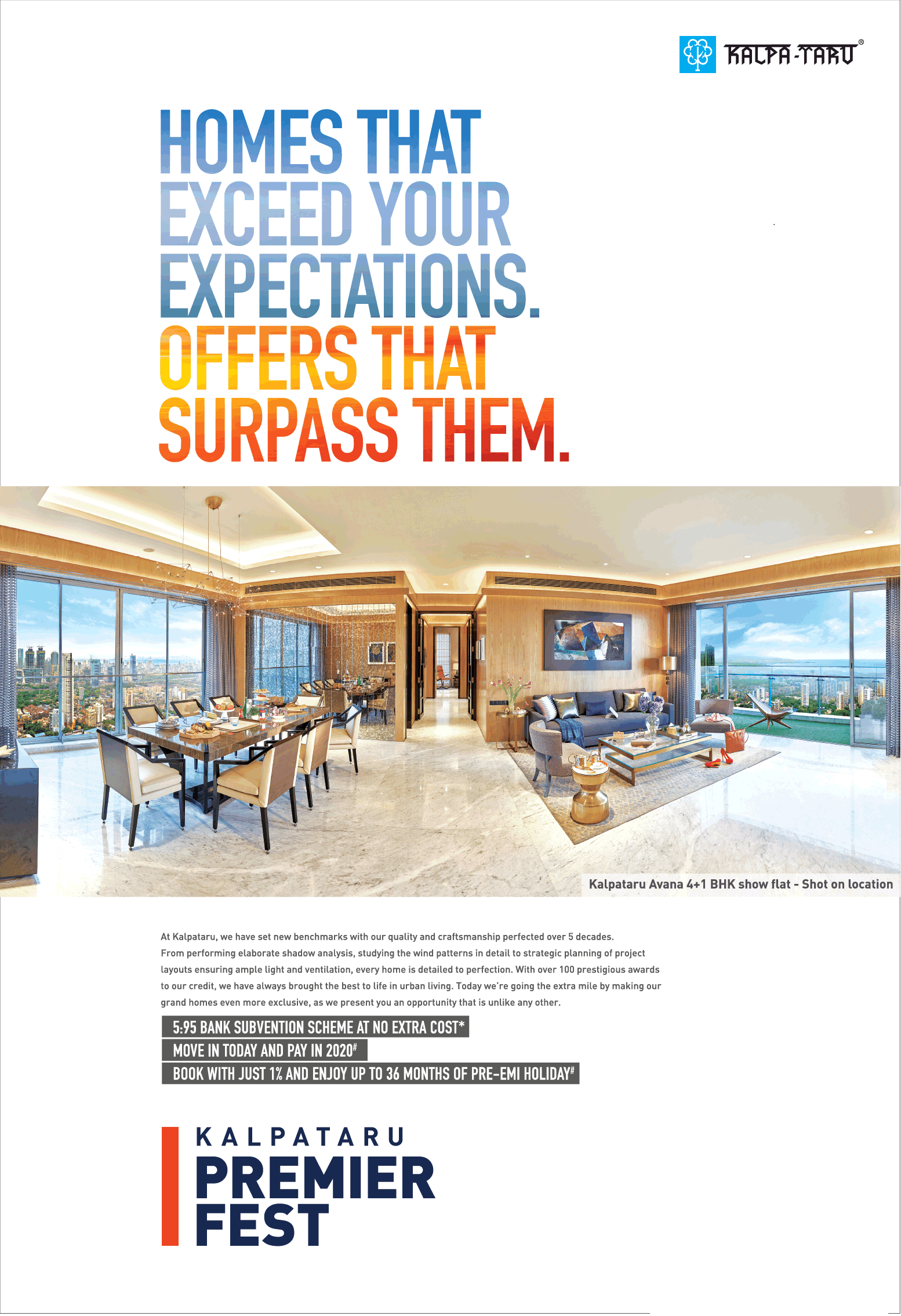 Kalpataru provides homes that exceed your expectations offers that surpass them in Noida